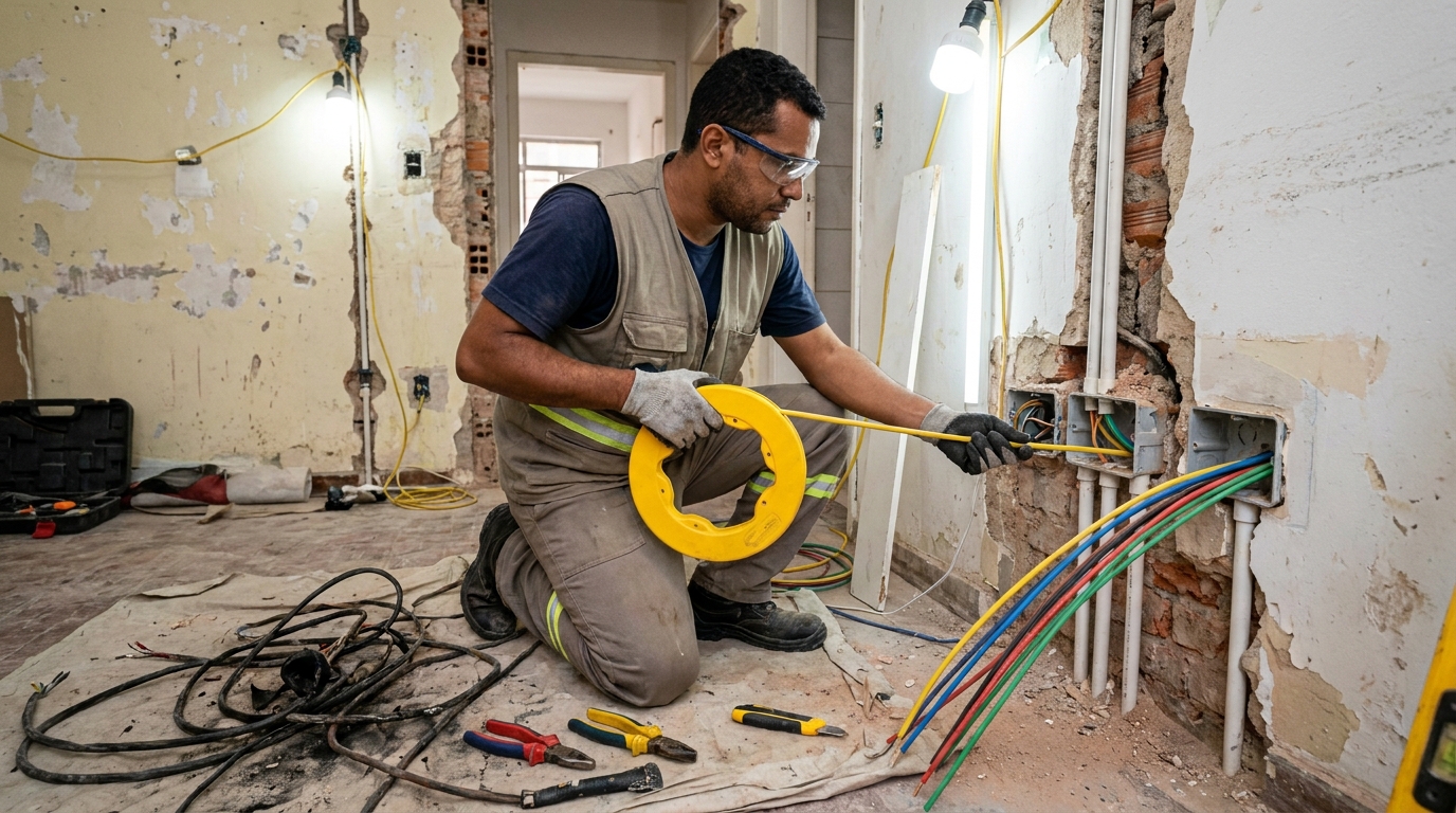 Cabeamento elétrico para empresas em Porto Velho‑RO