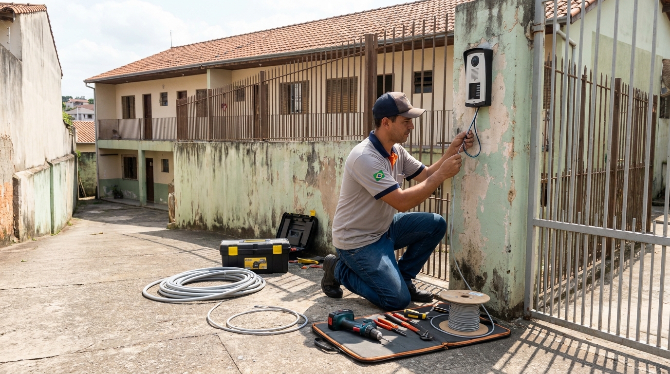 Instalação de porteiro eletrônico em Porto Velho‑RO